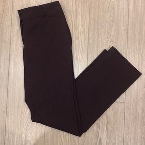 NY&Co Burgundy dress pants